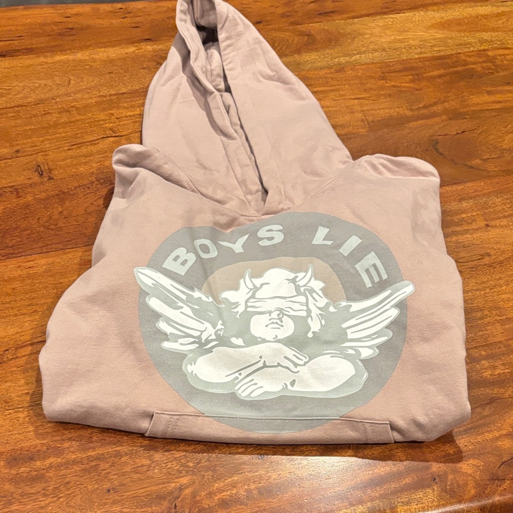 Boys Lie Hoodie dusty pink size M/L